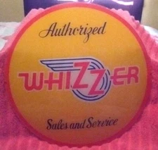 Whizzer Gas Pump Globe Glass Lens Home Filling Station Decor