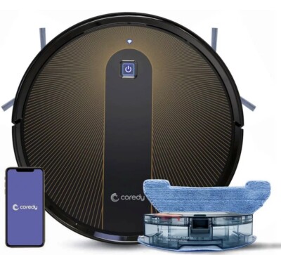 Coredy R750 Robot Vacuum Cleaner, Compatible with Alexa, Mopping System, Boost 