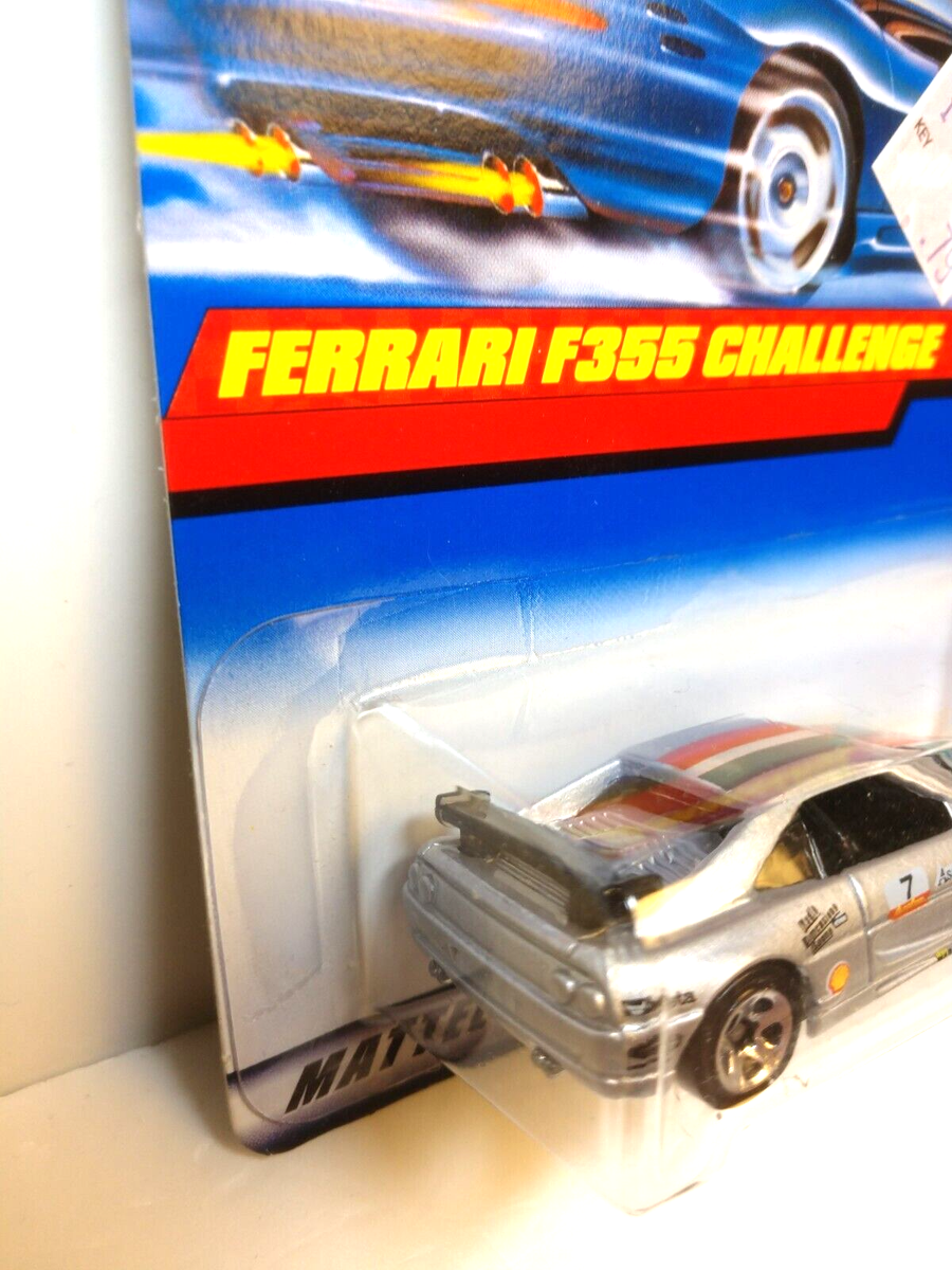 1999 Hot Wheels #1115 FERRARI F355 CHALLENGE Gray w/Chrome