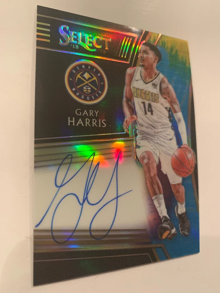 2018-19 NBA Select FOTL Tie Dye On Card Auto Gary Harris 15/25 Denver Nuggets - Image 3 of 4
