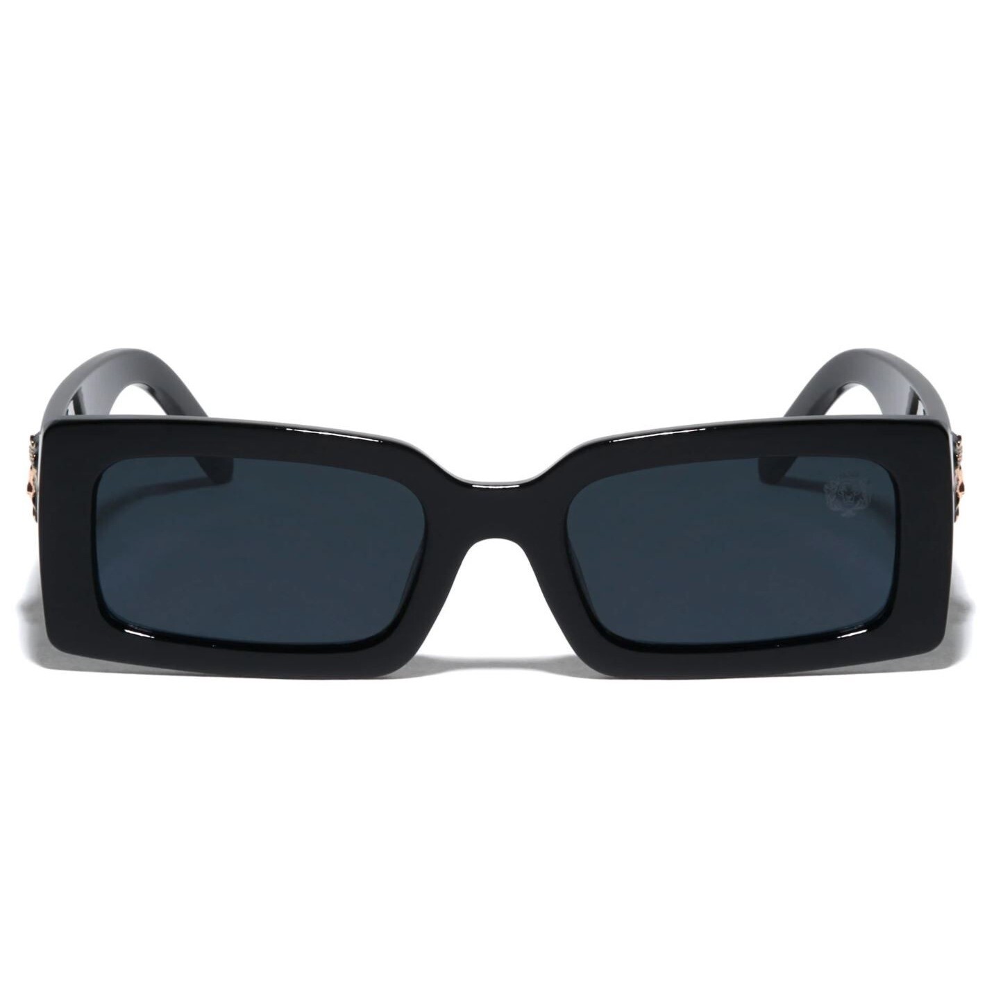 Men Sunglasses Square Dark Black Lens Cholo Style Hip Hop Street - Main Image