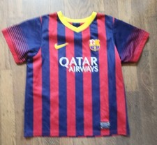 Barcelona Jersey 2013 2014 Home 5-6 Y Kids Boys Shirt Nike 532808-413 Size XS