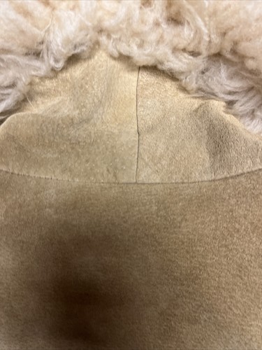 1970s Lilli Ann London Boho Shearling Coat Sz XS to M *See Description England - Picture 14 of 24