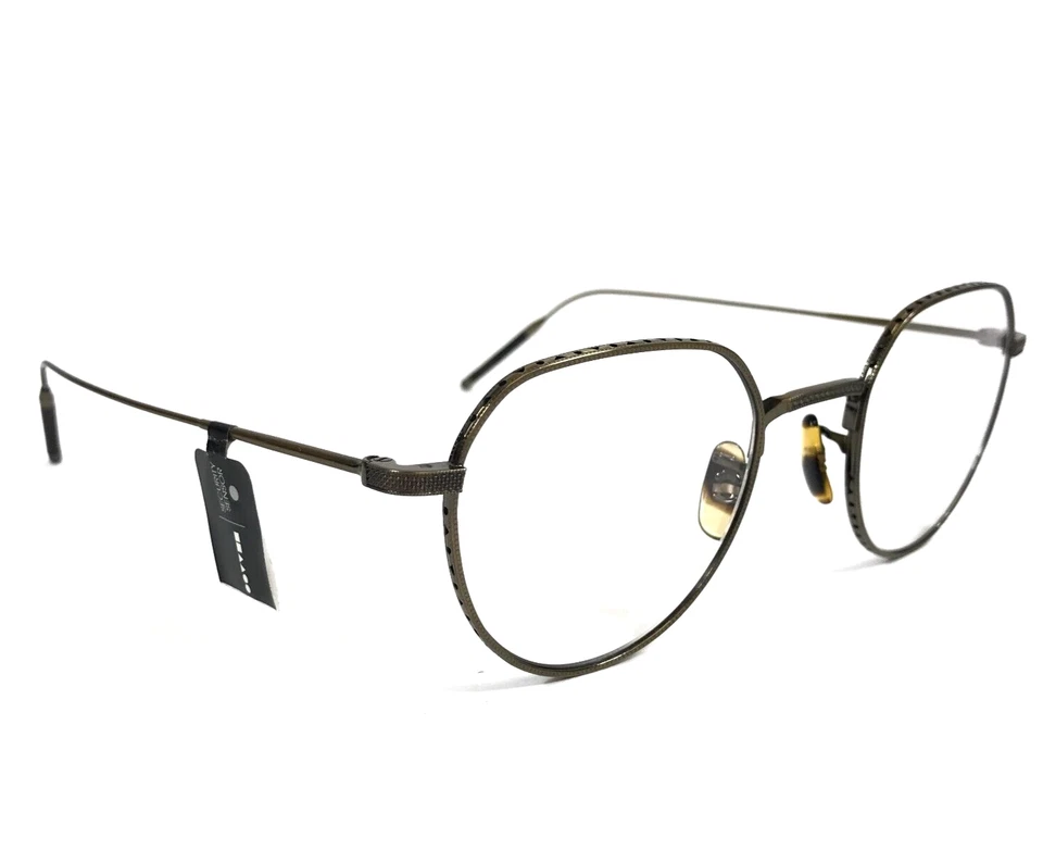 Oliver Peoples x Takumi Eyeglasses Frames OV1298T 5284 TK-4 Ant Gold 47-22-145 - Image 3 of 4