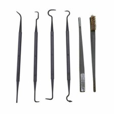 6pcs Nylon Gun Cleaning Maintenance Tool Set Clean Picks Double Ended Brushes 