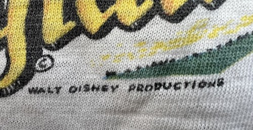 1955 Disneyland Castle Walt Disney Productions Antique Child T-Shirt Mid Century - Picture 3 of 6
