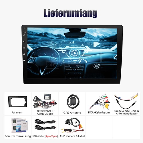 Für AUDI A3 8P 2003-2012 Android 13 Autoradio GPS Navi WIFI 1+32GB Carpaly + KAM - Bild 15 von 15