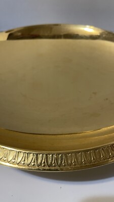 Vintage Wolff Germany Feingold Auflage 1969 24k Gold Plated Footed