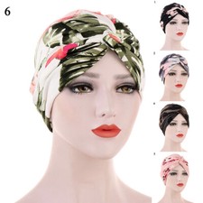 Women's Muslim Stretch Turban Hat Chemo Cap Hair Loss Head Scarf Wrap Hijab Caps