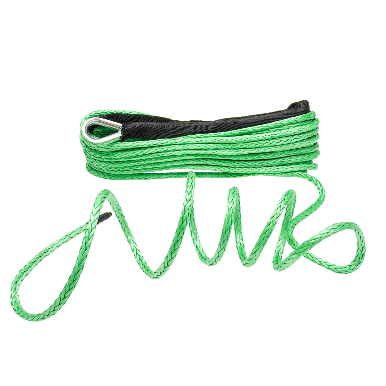 Synthetic Winch Tow Rope 1/4" x 50' Recovery Cable 10000LB ATV UTV 4WD