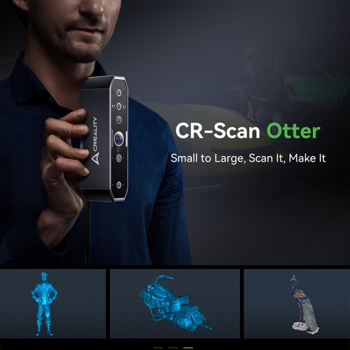 Creality CR-Scan Otter 3D Scanner 20FPS Scanning Speed 10-2000mm Range V4L1 - Picture 4 of 12