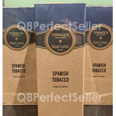 spanish for tobacco Spanish Tobacco by Ibraheem Al Qurashi 100ml Spray - Free Express Shipping  IBRAQ