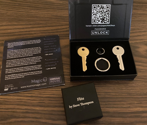 Zaubertrick Lot: Scotch & Whiskey Key Set, Imagination Coins (mit DVD), Flight - Bild 2 von 4