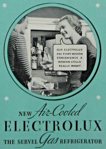 Vintage Electrolux Refrigerator Sales Brochure Catalog Model EE-50 Specs 1934
