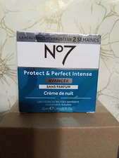 No7 Protect & Perfect Intense Advanced Fragrance Free Night Cream 50ml1.69 fl oz