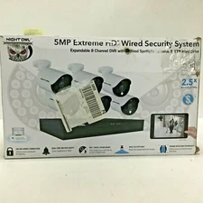 Night Owl Bullet CCTV Security Camera System, C5X1L-86, White