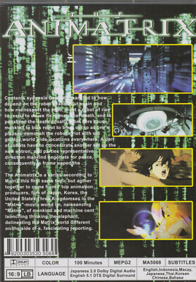 The Animatrix (OAV) Rare *All Region* (DVD) Episodes 1-9 English