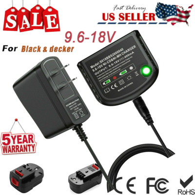 Replacement Charger For Black & Decker 9.6V-18V A12 A12