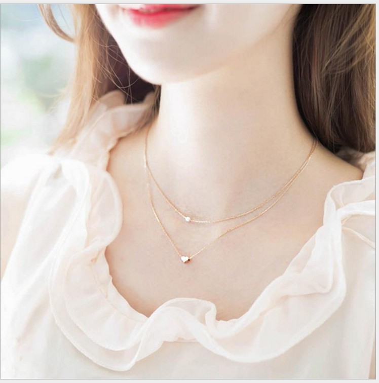 ■ENGBROX■ silver925 romance pearl layered necklace EBNL240 ☆ENGBROX☆ silver925 romance pearl layered necklace EBNL240