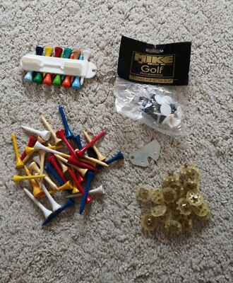 31 Golfbälle + 60 Tees + Softspikes Magnum Pinnacle TaylorMade Spalding ProStaff