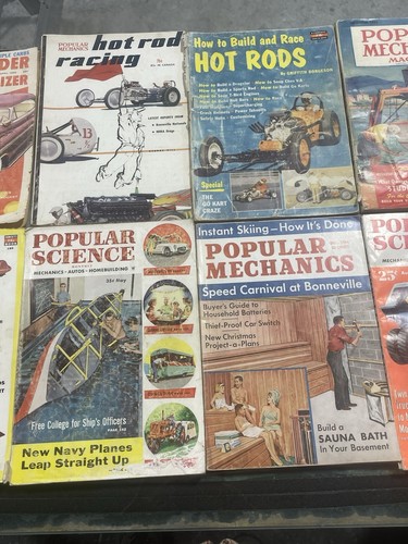 Popular Mechanics, Popular Science, Hot Rods Vintage Magazines 1950s - Picture 3 of 4