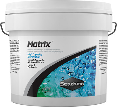 SEACHEM  MATRIX 4 LITER BIO FILTRATION MEDIA CONTROL AMMONIA NITRITE