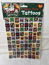 NEW Rare Vintage Raggedy Ann Andy Snowden  Friends 80 Tattoo Christmas
