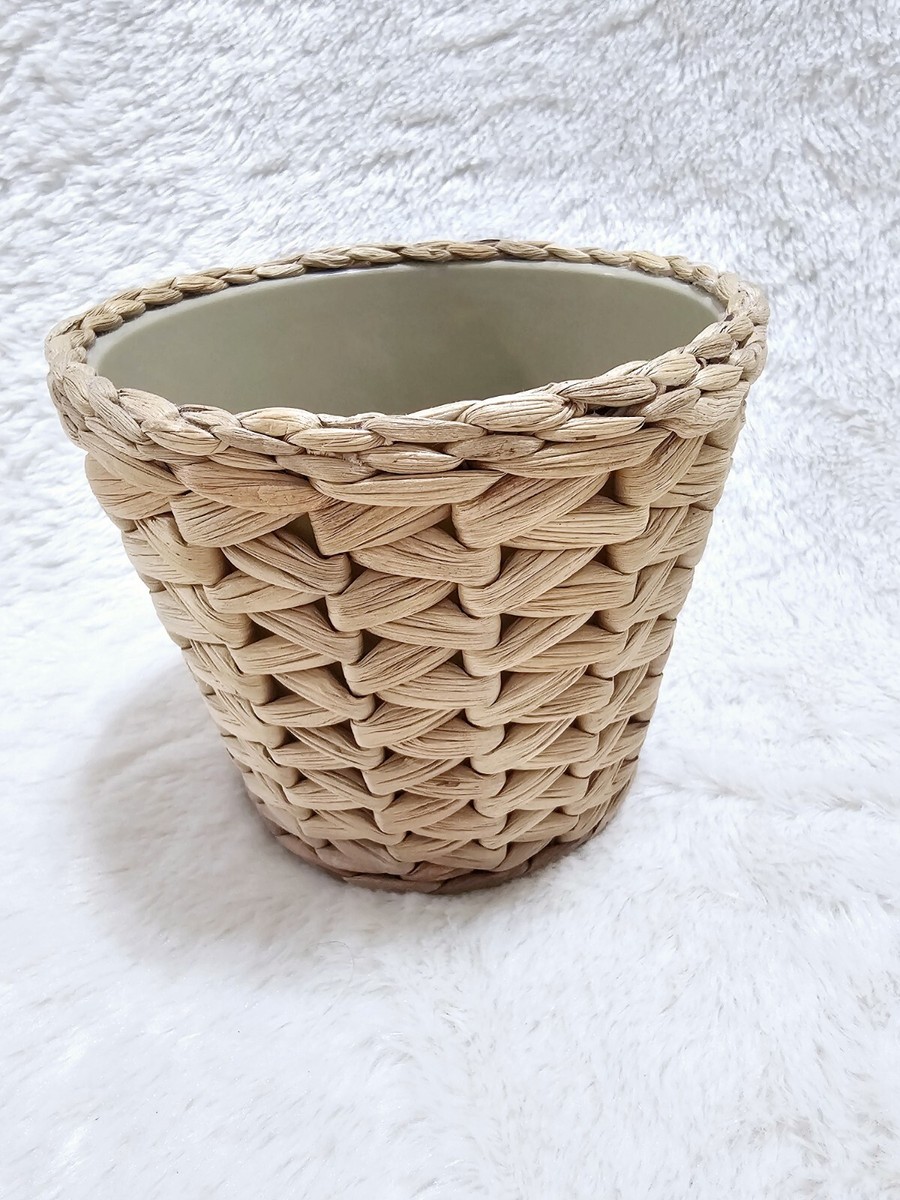 deep plant pots DEEP BLUE TERRA COTTA PLANTERS - LARGE main image 1