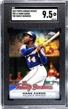 2019 Topps Chrome Update #11 Hank Aaron The Family Business SGC 9.5 MINT+