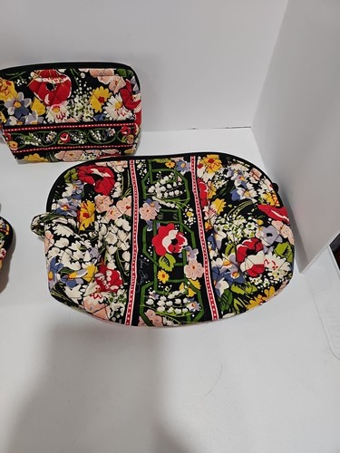 Lot of 3 Vera Bradley Cosmetic and Coin Purses Floral Fabric RETIRED - Picture 4 of 12