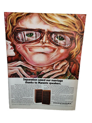 1974 Marantz Stereo Speakers We Sound Better Print Ad vintage 70s