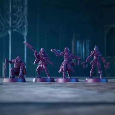 HEROQUEST: Rise Of The Dread Moon 4x MERCENARY Minis & Cards NEW!!