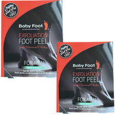 Original Baby Foot Exfoliation Foot Peel 2.7oz for Men 2-Treatments Per Order 