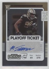 2021 Panini Contenders Rookie Playoff Ticket 33/99 Payton Turner #156 Auto 5j8
