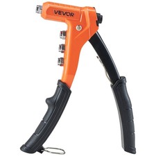 Efficient Rivet Nut Tool Set 9-Inch with 8 Mandrels, 80 Nuts, Drill Bit, Case