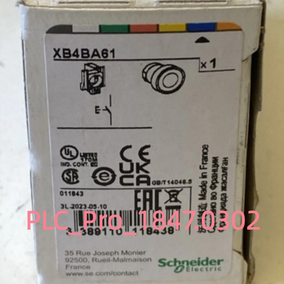 1PCS New Schneider XB4-BA61 Push button Metal Blue 22mm XB4BA61 Fast delivery