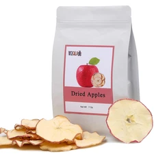 Dried Apples,Dehydrated Apple Slices 7Oz/200G,No Sugar Added,For Healthy Snackin