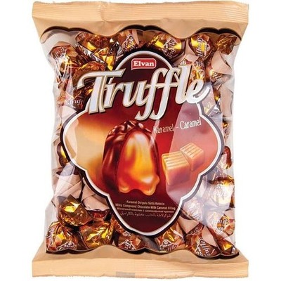 Elvan Truffle Candy Caramel filled chocolate truffle 1000gr