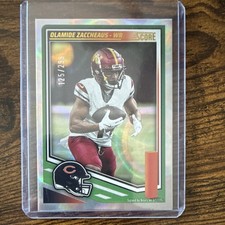 2025 Panini Score Circular Olamide Zaccheaus #60 Chicago Bears /299 NFL