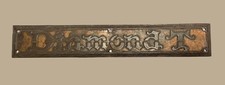 Antique Authentic Diamon T Motor Car Company Cast Brass Hood Emblem Circa 1910s Antique Authentic Diamon T Motor Car Company Cast Brass Hood Emblem Circa 1910s