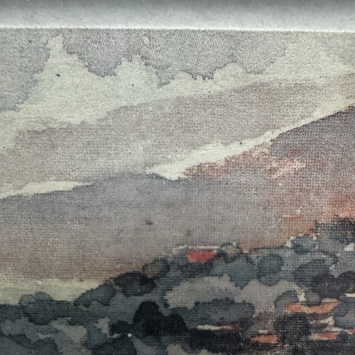 James Yeh-Jau Liu Signed Lithograph Watercolor Golden Gate Bridge 5.25” x 4” Vtg - Picture 9 of 23