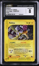 CGC 8 NM/MINT Raikou H26/H32 Skyridge Holo Pokemon Card on eBay