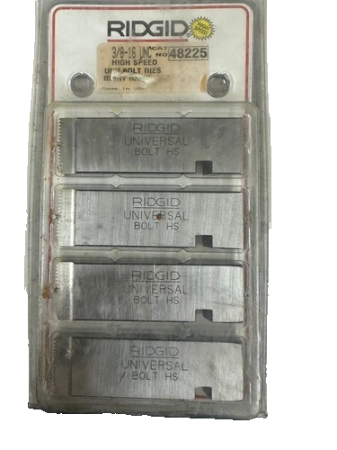 RIDGID 48225 3/8"-16 UNC Universal High Speed Bolt Dies Right Hand USA - 第 1/1 張圖片