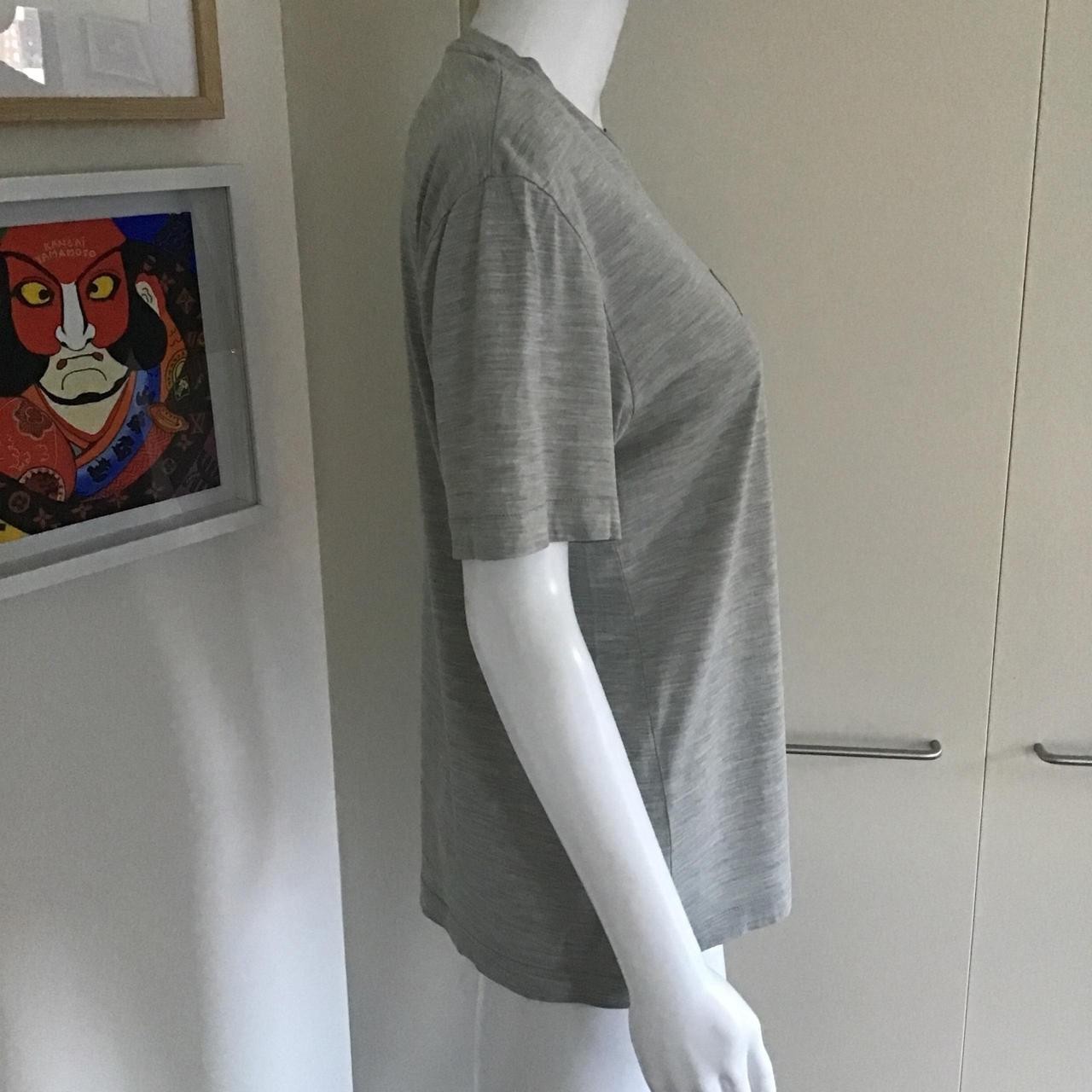 JOSEPH Jersey Silk Marle-Grey T Shirt/Breast Pocket/Medium/BNWOT/RRP $275 image 5