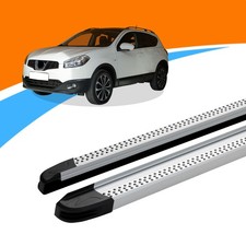 Trittbretter passend für Nissan Qashqaiab12/2006-12/2013 MAJA Silber mit ABE