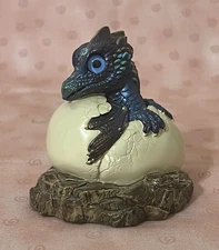 Windstone Editions Pena 1984 Hatching Baby Dragon Egg 3-1/4" x 3-1/2"