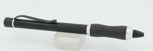 Sensa Zephyr Deluxe Matte Carbon Black & Chrome Ballpoint Pen - 1990's - Unused - Picture 2 of 3