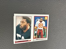 1985 Topps Sticker #112/262 Rod Martin/Calvin Muhammed Raiders/Redskins