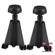 2 Set Car Hood Rubber Bumper Hood Bumper Stops Cushion Stoppers Black Rubber