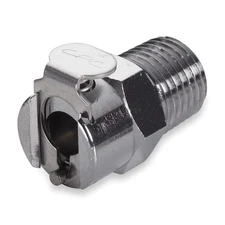 COLDER MCD1002 Inline Coupler,Chrome Plated Brass,MNPT 2YCW7